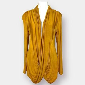 Sun & Moon Drapping Blouse Shirt Size Medium